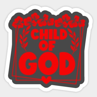 Jesus God Christian T-Shirt Sticker